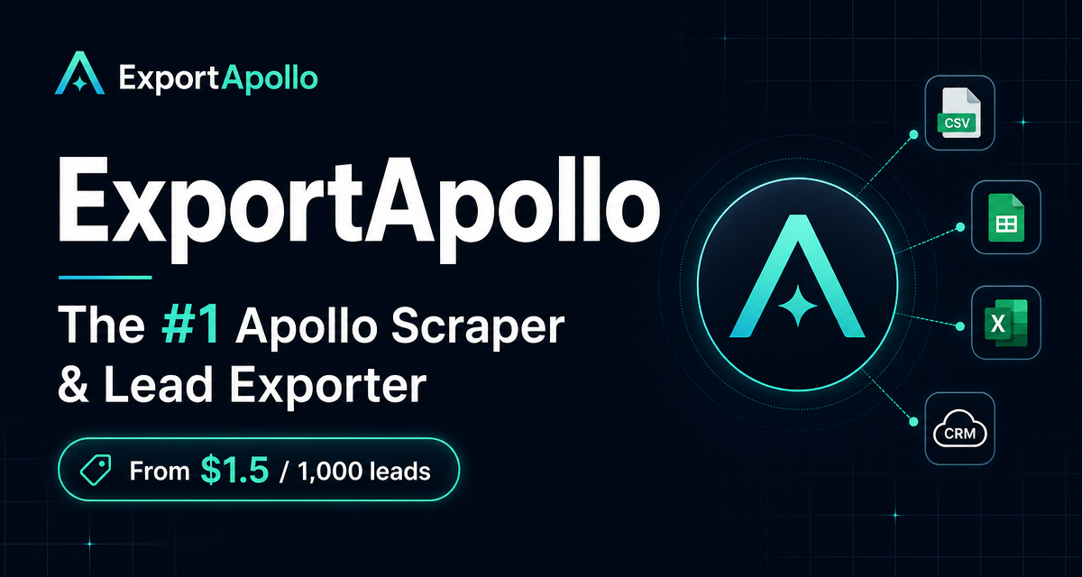 Apollo Scraper & Export Apollo Leads | ExportApollo